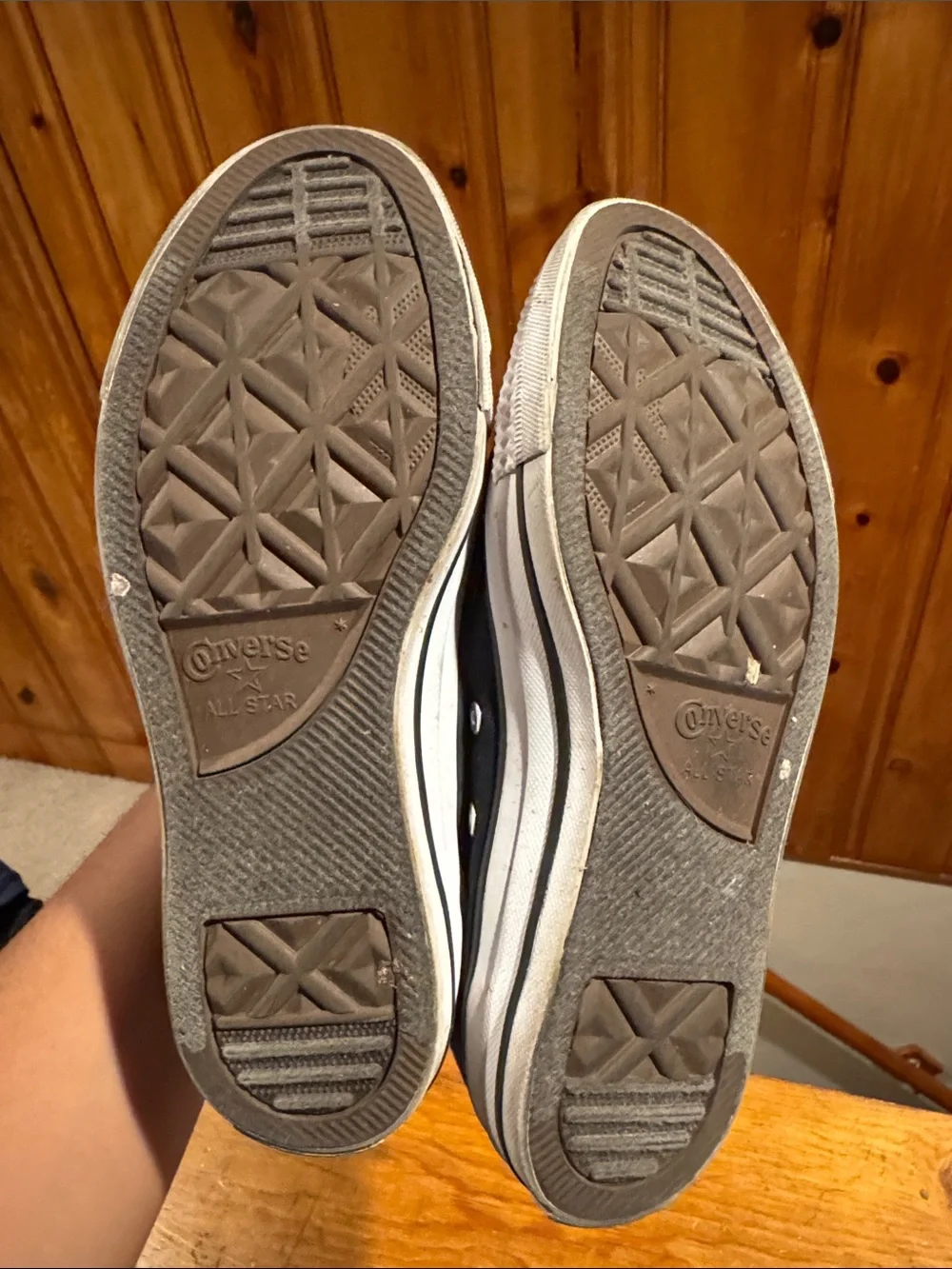 Converse Black and White High-Top Sneakers
